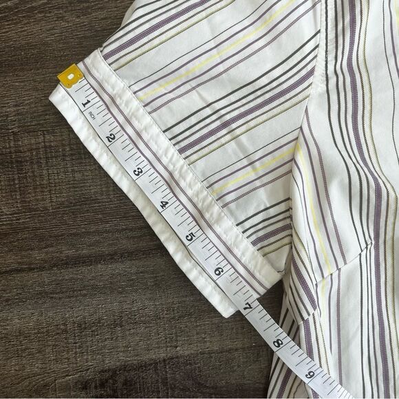 North Face Striped Button Down Women’s Tee - Picture 9 of 16